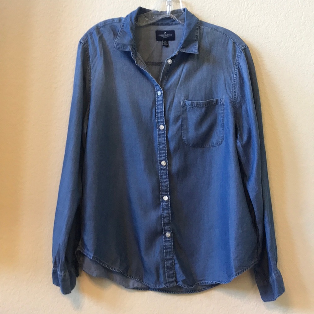 AMERICAN EAGLE jean shirt Size L
